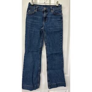 Wrangler 12 Regular Girl denim jeans Bootcut Jeans Wash Denim Casual Adjustable